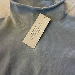 Dioralee Light Blue Turtleneck Sweater